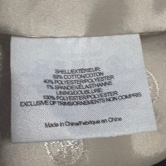 Tory Burch Cream Blazer with Navy Pinstripes - Picture 9 of 9